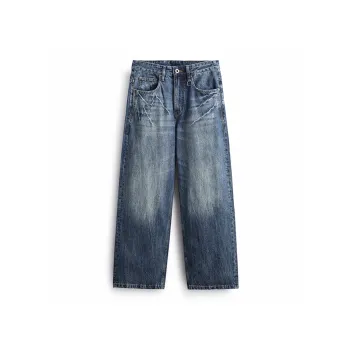 ZENGZHI Jeans Unisex Blue