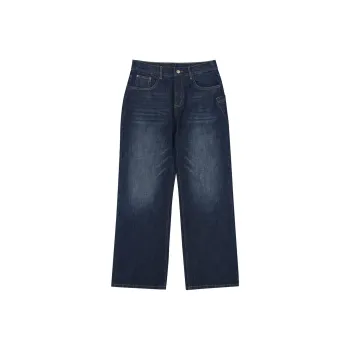 MYSAMESAME Jeans Unisex Dark Blue In Stock