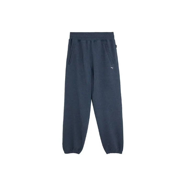 PUMA NAVY PACK KNIT JOGGER TR Knitted Sports Pants Unisex Marine Blue-0
