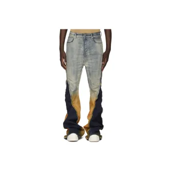Rick Owens DRKSHDW SS24 Jeans Men's Sky Blue/Gradient Orange