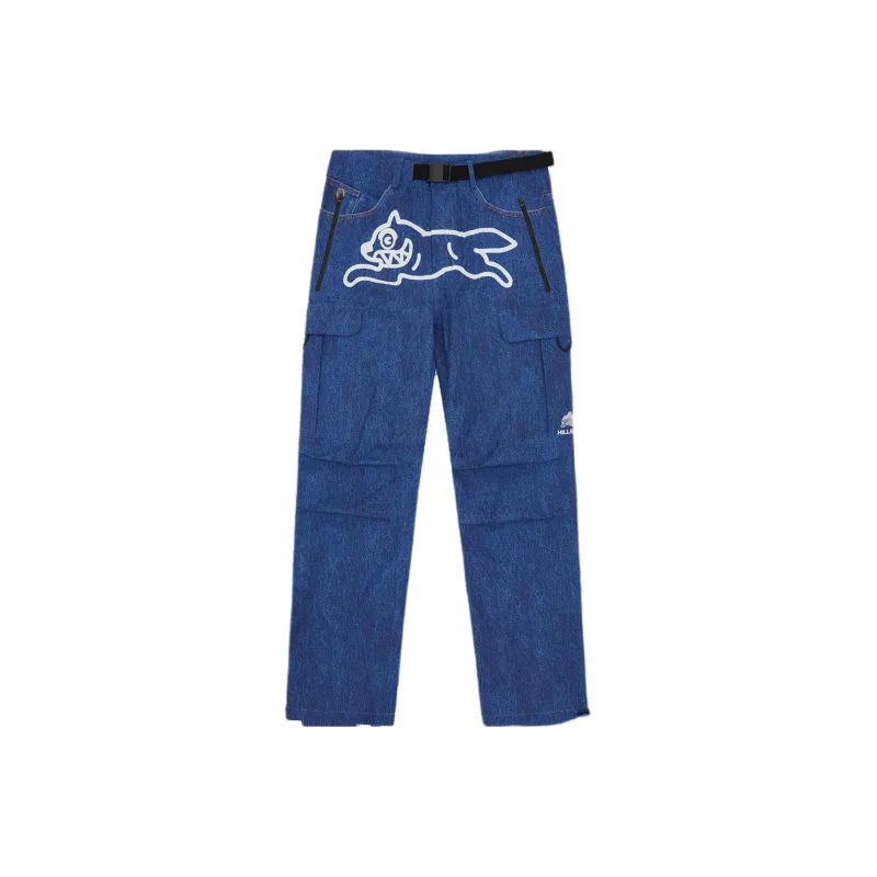 Ice Cream HILLSIDE Co-branded Edition Cargo Pants Unisex Blue-0