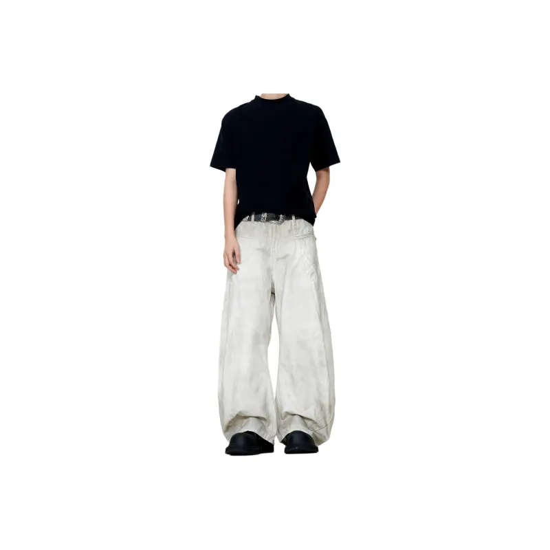 DAFK Jeans Men Dirty White-0