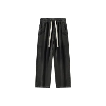 LEVEL RELAX Series Jeans Unisex Black