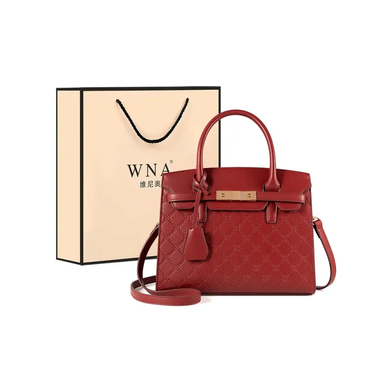 Vigno Synthetic Leather Handbag, One Shoulder, Crossbody Bag Regular Women's Red-0