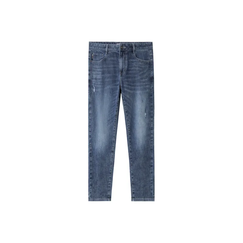 HLA Jeans Men Cooling Blue Gray Denim Gradient Medium 51-0