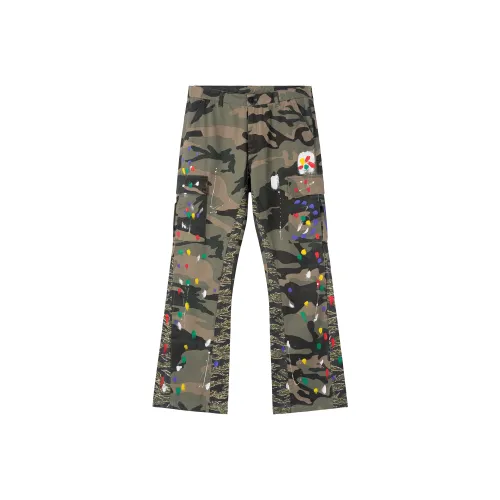 XINYINSU Casual Pants Unisex Green