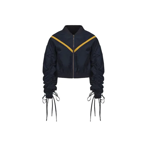 VANN VALRENCÉ Jacket Women's Navy Blue