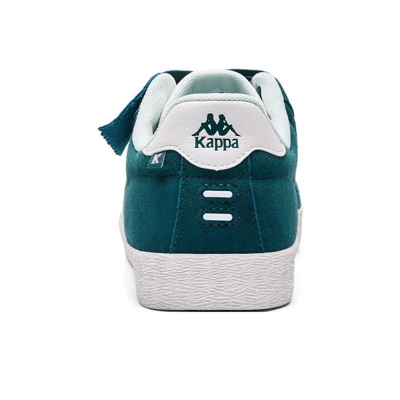 Kappa Back to Back Anti Slip Wear Resistant Low Top Skateboard Shoes Unisex Glass Green/Classic White-4