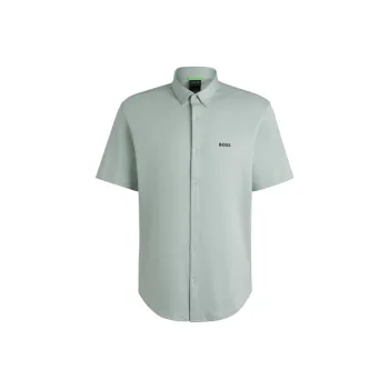 HUGO BOSS Shirt Men's Light Green