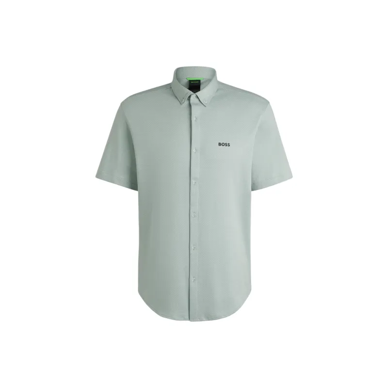 HUGO BOSS Shirt Men's Light Green-0