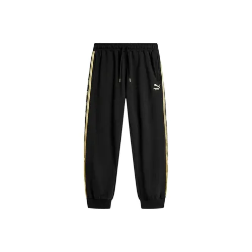 PUMA Knitted Sports Pants Men's Black