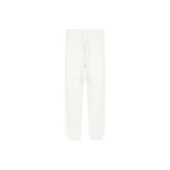Off Drawstring Straight Leg Trousers
