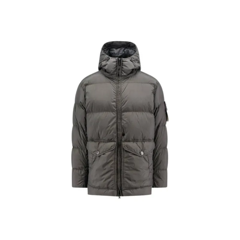 STONE ISLAND Hooded Puffer Jacket-0