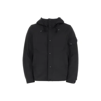 TEN C Long Sleeved Hooded Drawstring Jacket