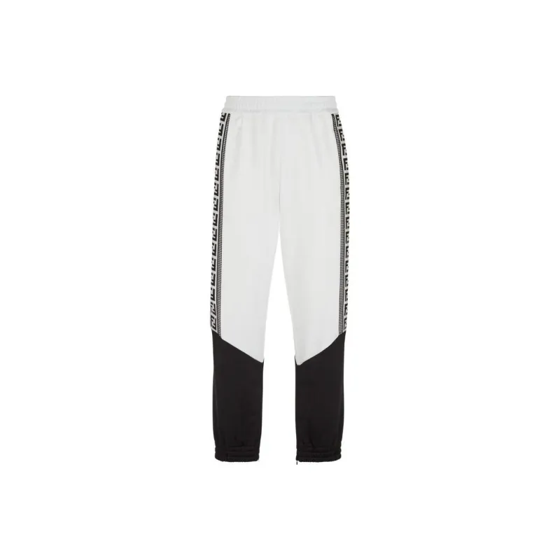 FENDI Color Blocked Jersey Pants-0