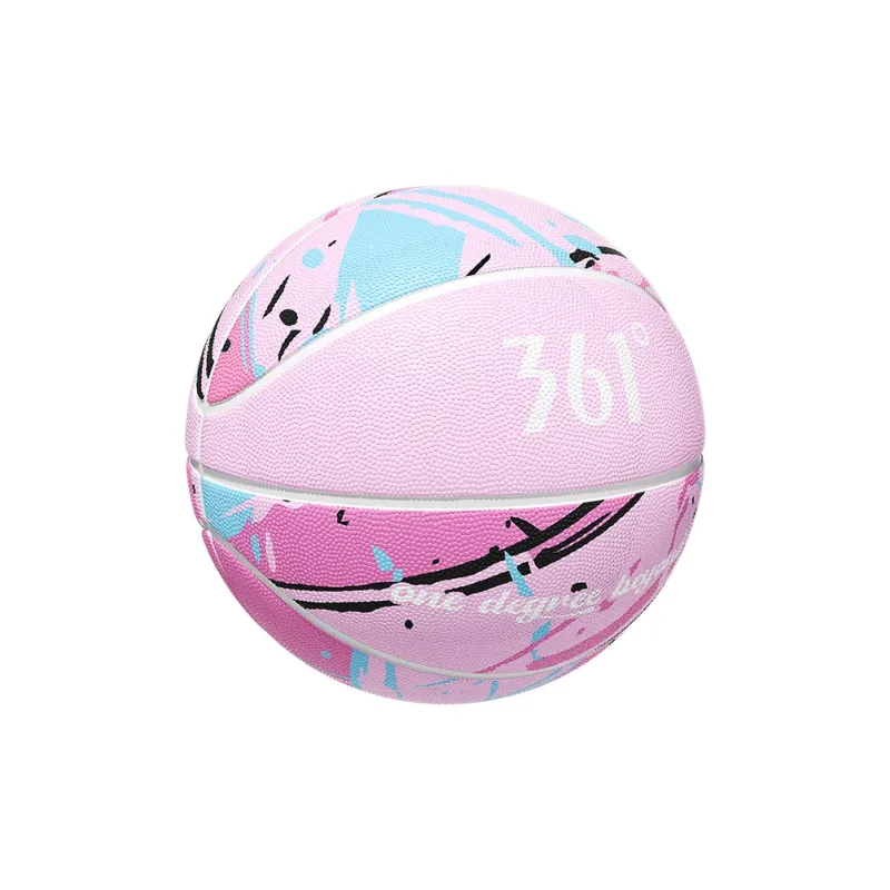 361° Rubber Basketball Cherry Blossom Pink Size 5/7 Training Unisex-2