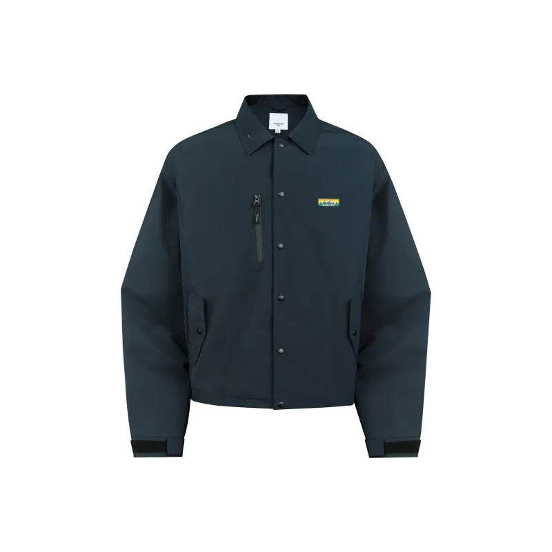 GUUKA TECH Jackets Coats Unisex Navy Blue-0