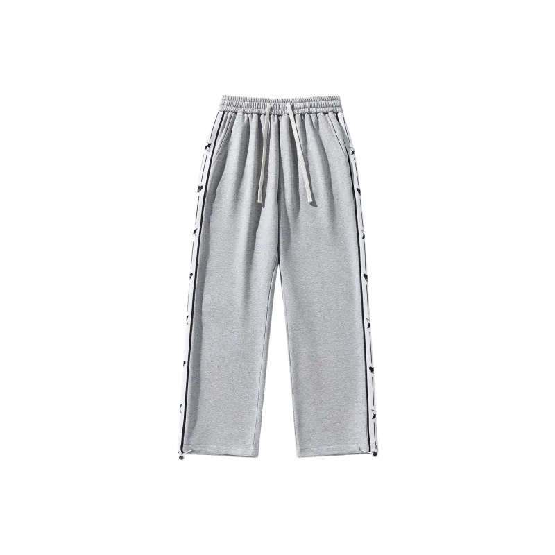 The Secret Order Of The Teddy Bear Straight Casual Pants Unisex-5