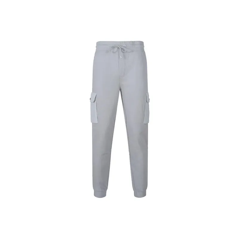 HUGO BOSS Knitted Sweatpants Men Medium Gray-0
