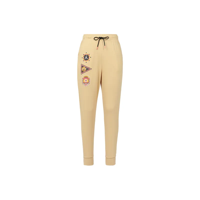 Jordan Flight MVP Knitted Sweatpants Men Sesame Brown-0