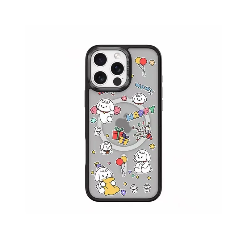 Comma TPU+PC+Magnet Material Cartoon, Impact Resistant Case Phone Cases Compatibility With IPhone 16 Collection-2