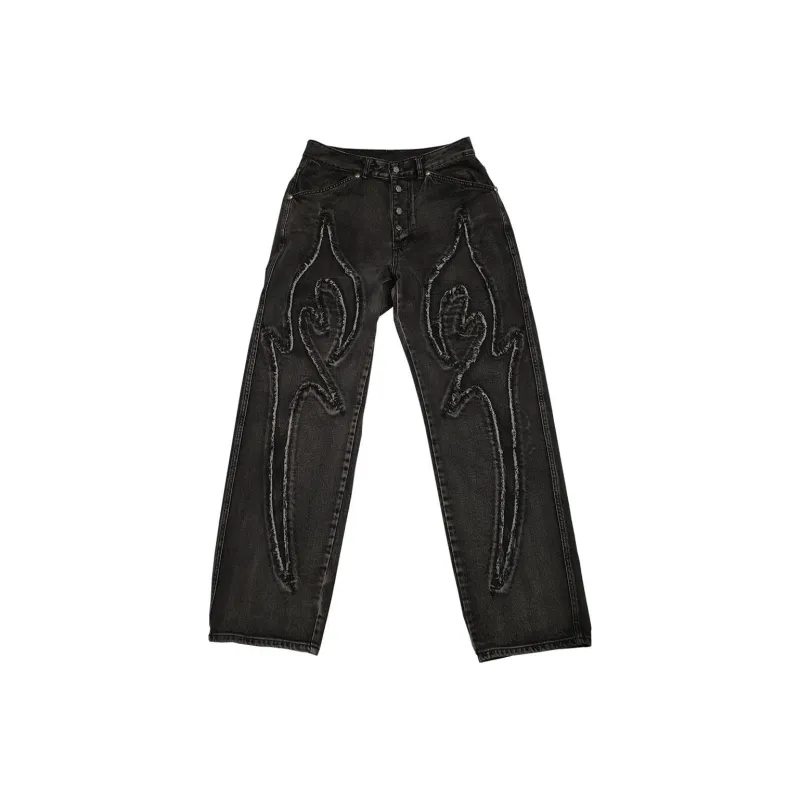 THUG CLUB Cotton Jeans-0