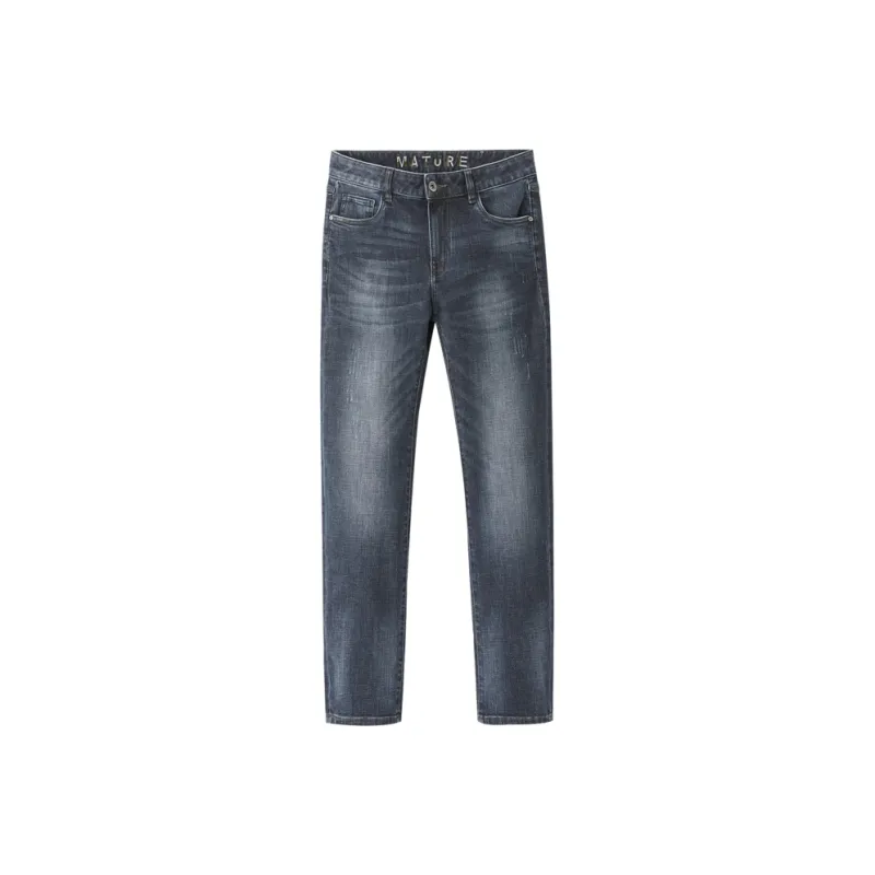HLA Jeans Men Denim Blue Transition Color Dark G3-0
