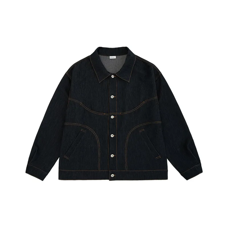 URBAN STANDARD Jackets Coats Men's Navy Blue-0