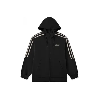QIAODAN Sports Lifestyle Collection Quality Drying Jackets Coats Men's Black