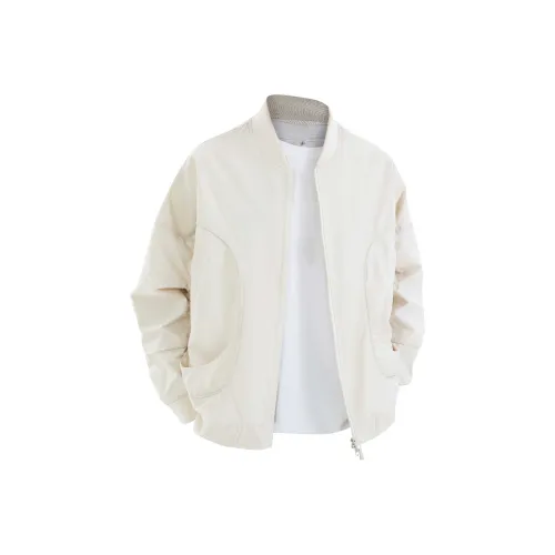 KAIPAINEN Jackets Coats Unisex Ivory White