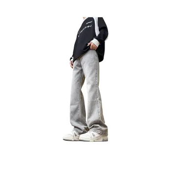 IJRJ Jeans Unisex Haze Gray Color