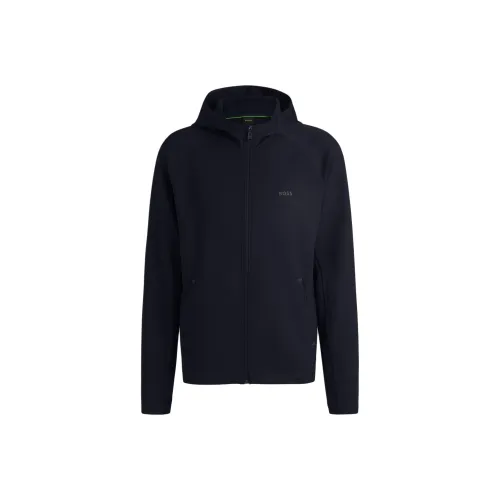 HUGO BOSS Jackets Coats Men's Dark Blue