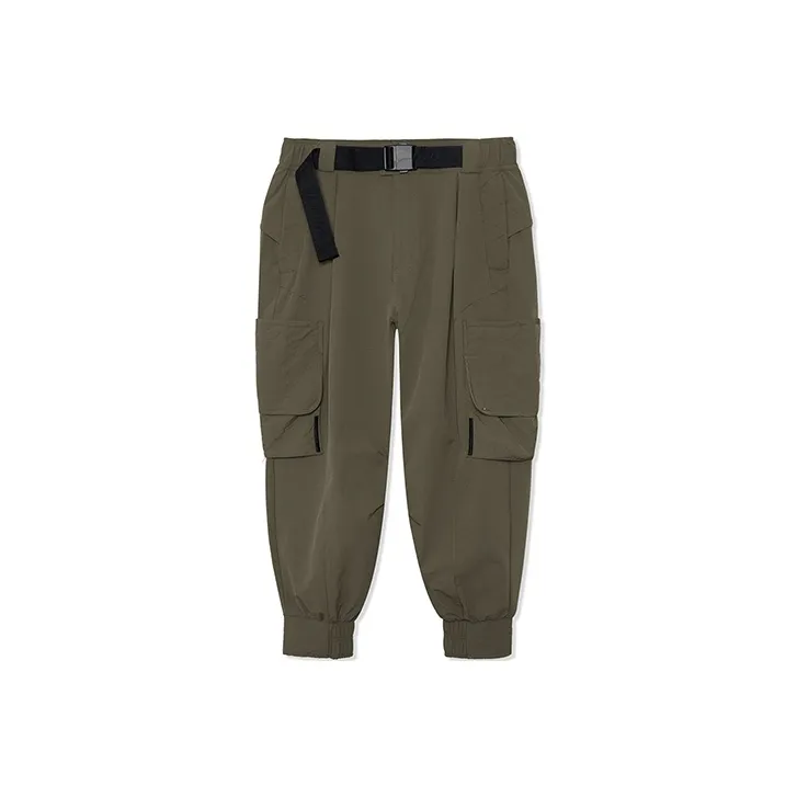 LiNing Casual Pants Men Turtle Green-0