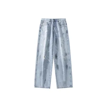 JXAETE Jeans Men Light Blue
