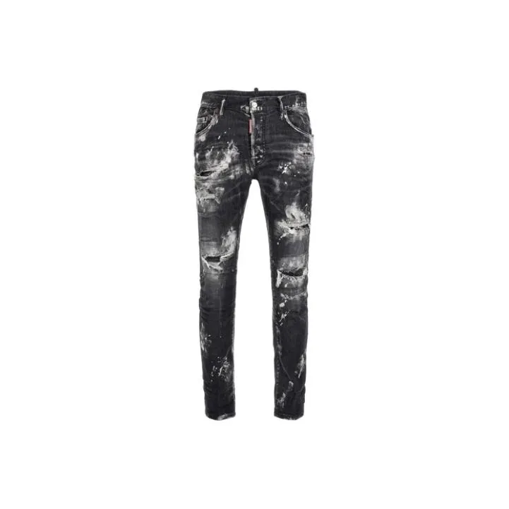 DSQUARED 2 Super Twinky Distressed Skinny Jeans-0