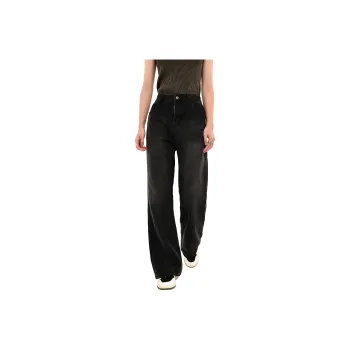 ZMOH Jeans Unisex Black Gray Color