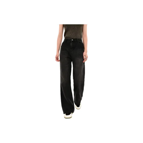 ZMOH Jeans Unisex Black Gray Color