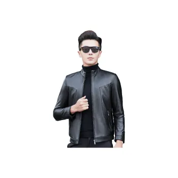 FORTEI Leather Jacket Men's Black