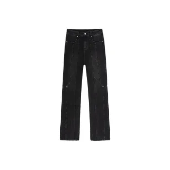 XINYINSU Jeans Unisex Black