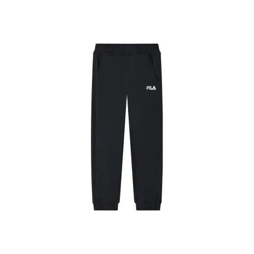 FILA FILA X Magic Stick Joint Series Knitted Sports Pants Women's Black