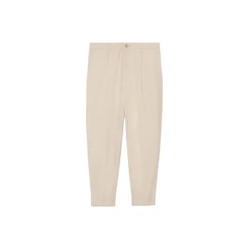 AMIPARIS Turn Up Cuff Cropped Trousers