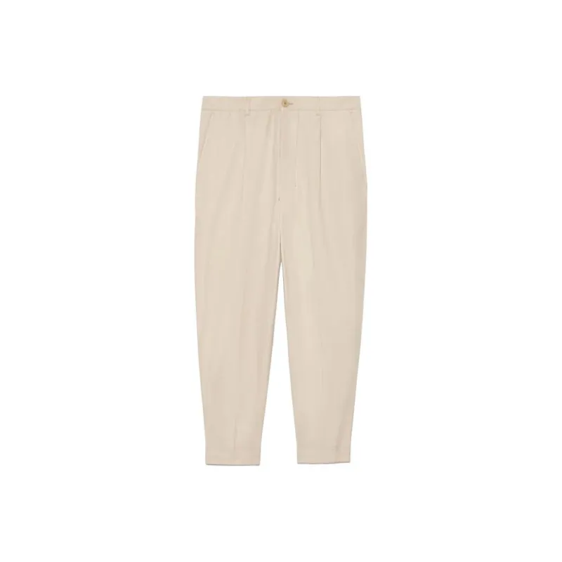 AMIPARIS Turn-Up Cuff Cropped Trousers-0