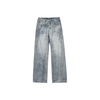 HOZZS Jeans Unisex Blue