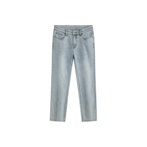 Dance With Wolves Jeans Men's Light Blue