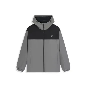 XTEP Variety Training Collection Trench Coat Men's Reserved Gray