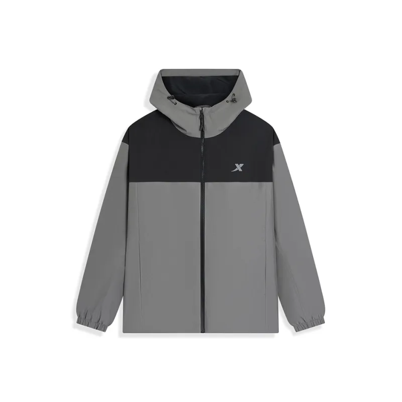 XTEP Variety Training Collection Trench Coat Men's Reserved Gray-0