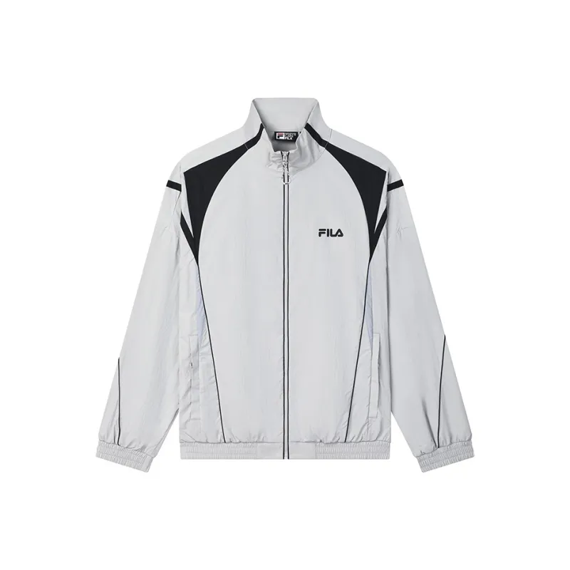 FILA Woven Coat Men's Imitation Vintage Gray-0