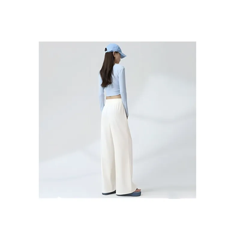 Cotton Suit Trousers Women's-6