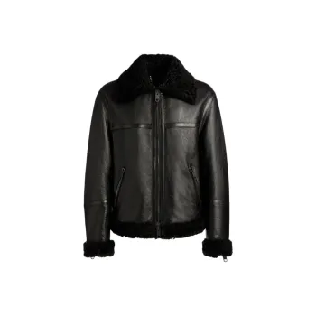 BALLY Adrien Brody Leather Jacket