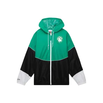 NBA x Mitchell & Ness Boston Celtics Team Trench Coat Men's White/Green/Black